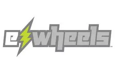 eWheels logo with green lightning bolt.